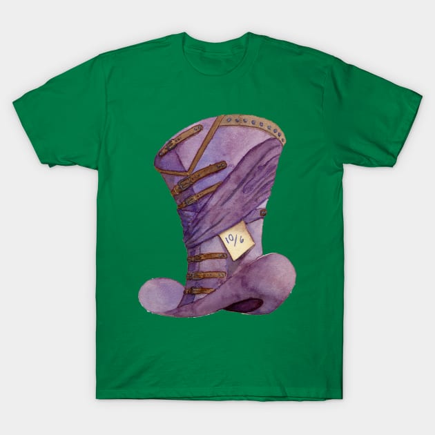 Madder Hat T-Shirt by seangreenbergart